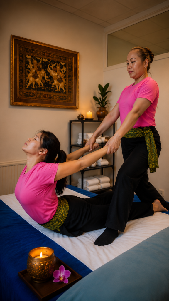 Traditionel thai stretching behandling